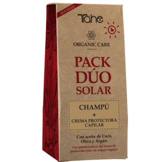 ORGANIC CARE - PACK SOLAR - Zestaw Organiczny (Szampon do pielęgnacji włosów 300ml+ krem ochronny 300ml)
