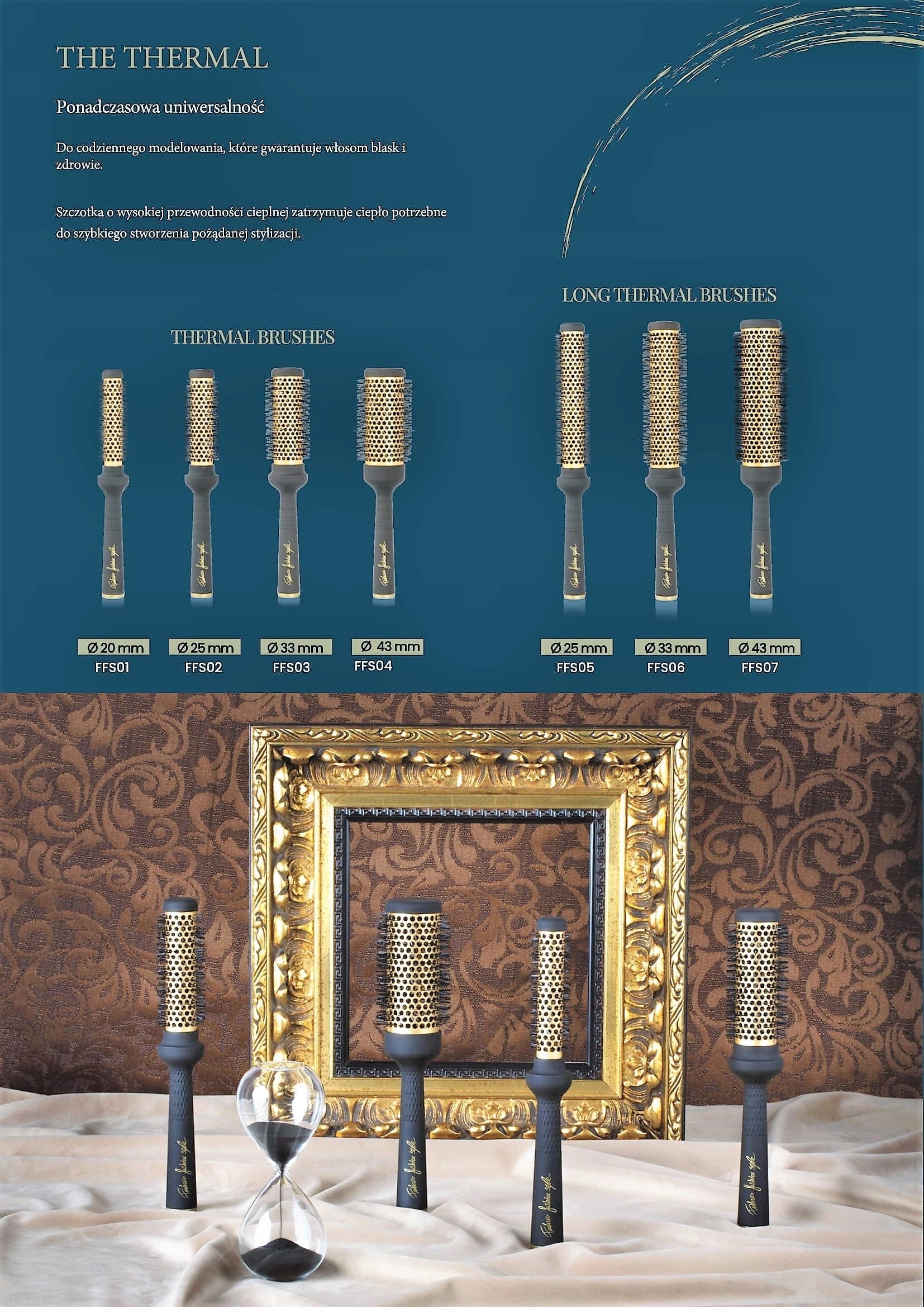 Szczotka do modelowania włosów zaprojektowana przez federico fashion style - obrazek 25