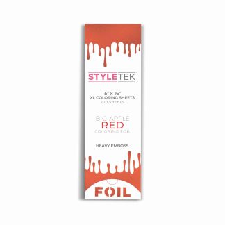STYLETEK Folia ryflowana długa xl paski kolor czerwony