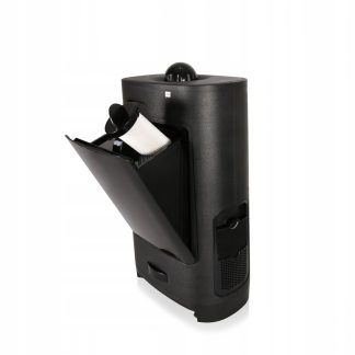 Szczotka wentylowana C740 do zabiegów keratynowych, czarna 24,5 cm