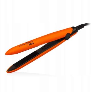 Prostownica do włosów, mini, turystyczna, kolor pomarańczowy