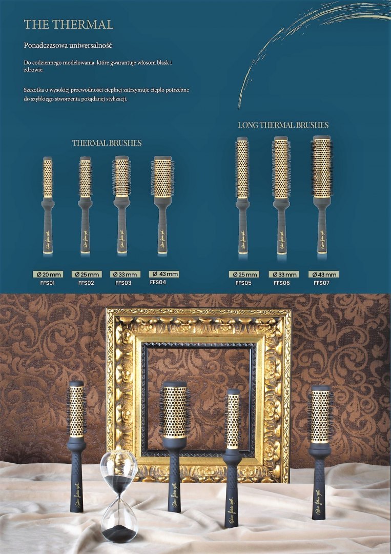 Szczotka do modelowania włosów zaprojektowana przez federico fashion style - obrazek 38
