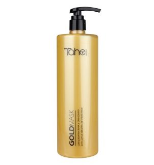 BOTANIC GOLD FINISHING - GOLD MASK - Maska z aktywną keratyną i płynnym złotem 1000 ml