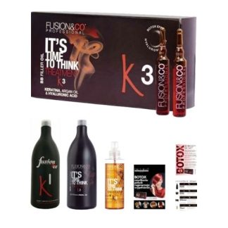 BOTOX Fusion & Co Zestaw rekonstrukcja keratynowa z kwasem hialuronowym