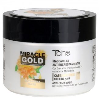 MIRACLE GOLD ANTI FRIZZ Maska do włosów cienkich i puszących się 300 ml