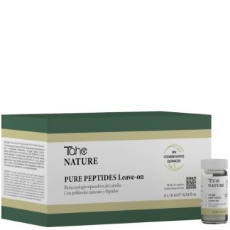 NATURE - PURE PEPTIDES LEAVE ON - Głęboka kuracja przeciw łamaniu się włosów ampułki 6 x 10 ml